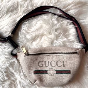 Gucci Logo Belt Bag Printed Leather small